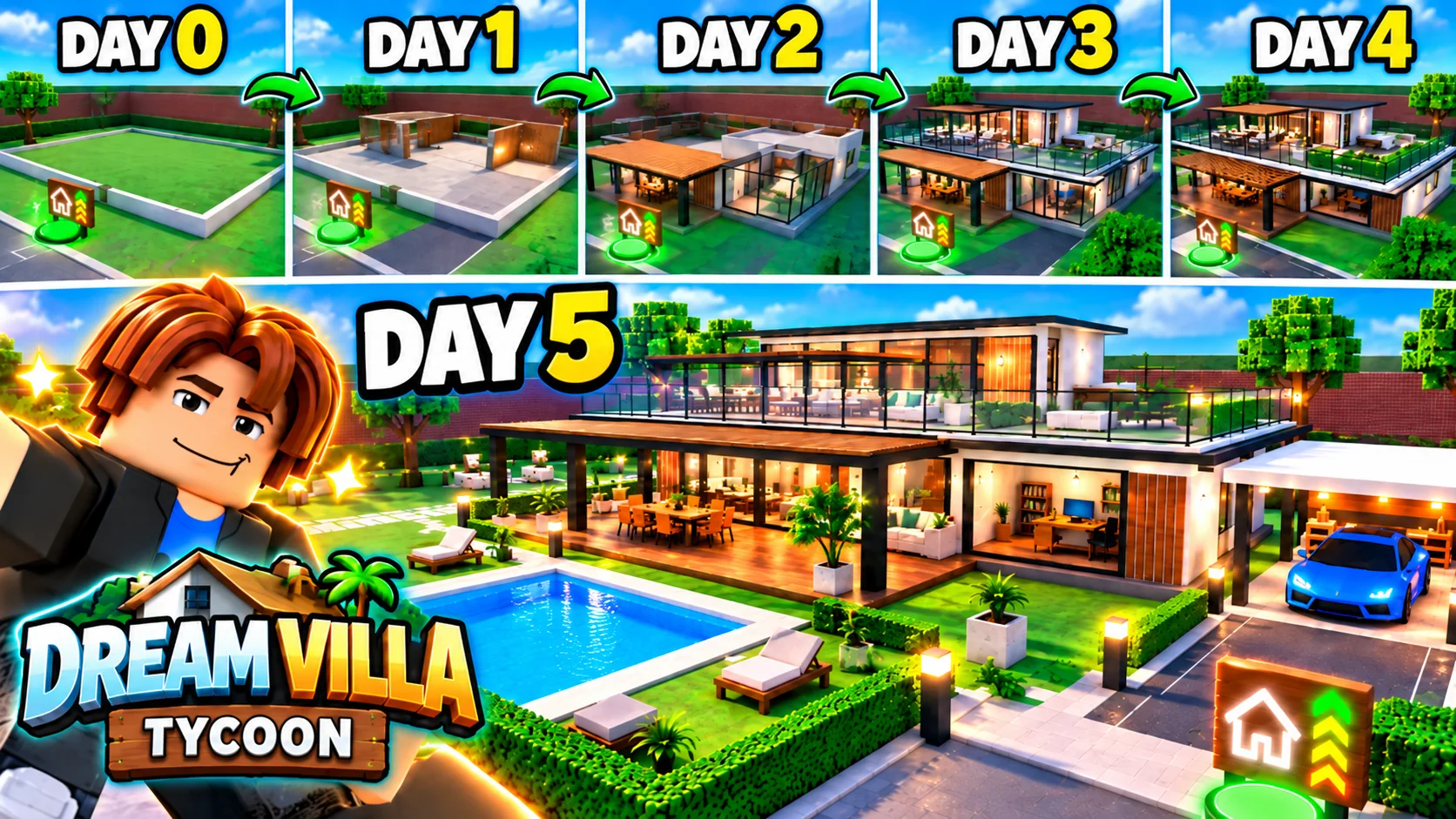Dream Villa Tycoon promotional artwork